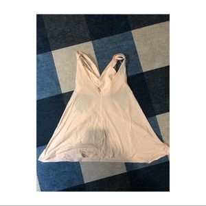 Lululemon pink top size 4 with built in bra